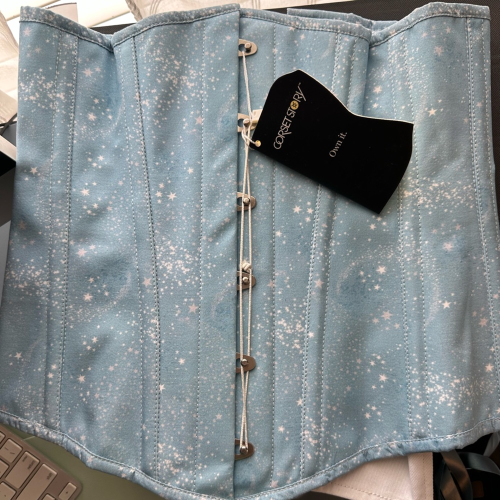 Blue Corset Top